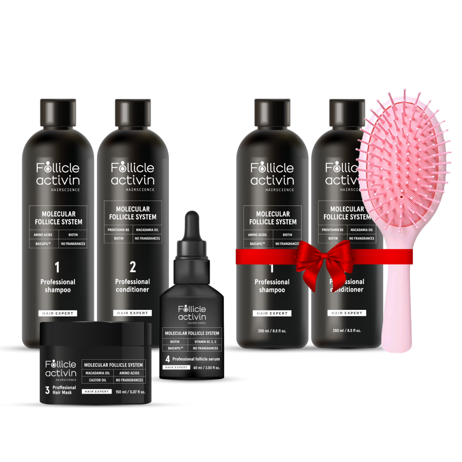 Pilnas Follicle Activin kursas: regeneruoja plaukų augimą ir apimtį (veikia kaip mezoterapija) + ANTRAS RINKINYS DOVANŲ Pilnas Follicle Activin kursas: regeneruoja plaukų augimą ir apimtį (veikia kaip mezoterapija) + ANTRAS RINKINYS DOVANŲ